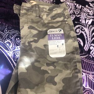 Camo pattern jeans